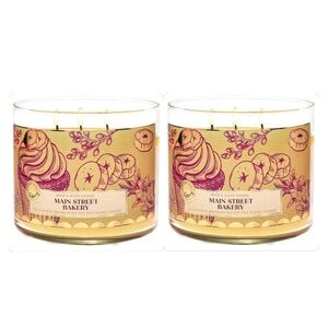 Bath & Body Works Set of 2 Mainstreet Bakery Candles